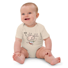 Load image into Gallery viewer, Organic Cotton Baby Bodysuit- Dori the deer
