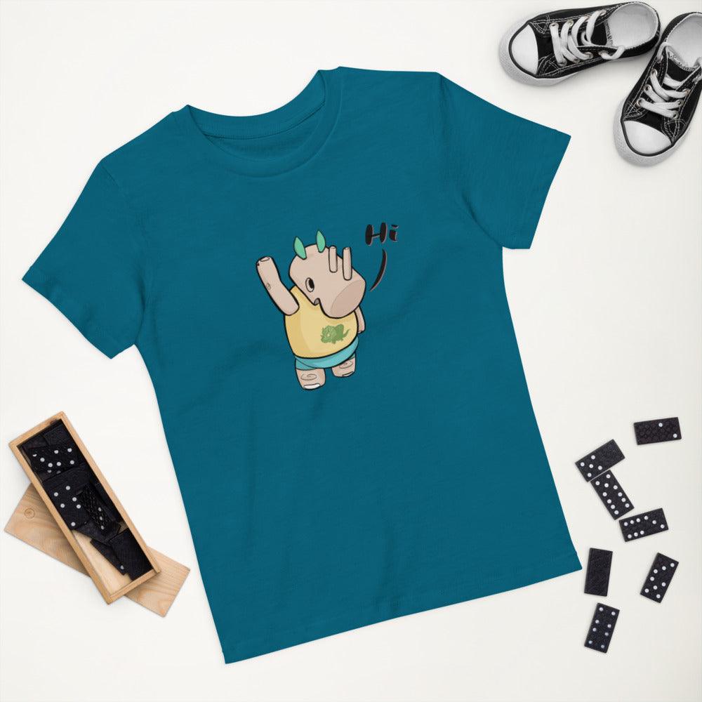 Ray The Rhino T-Shirt- חולצה לילדים, כותנה אורגנית - Tomski Design